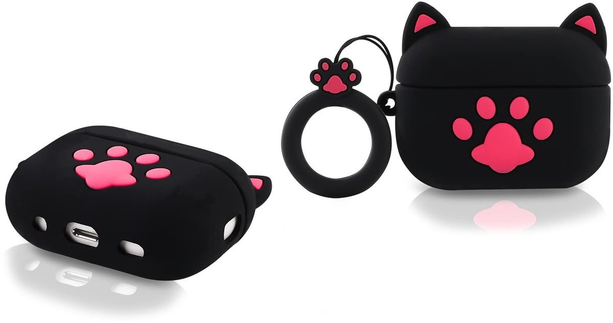 SolidKeus - Beschermende Silicone Hoes voor Airpods Pro met Schattige Cartoon Ontwerp