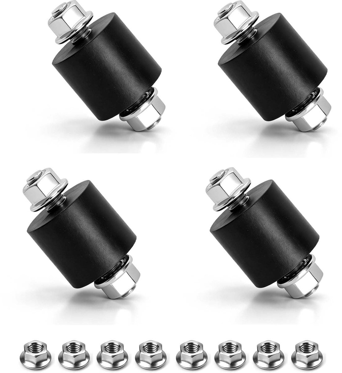 SolidKeus - 4 Rubber M8 Trillingsdempers voor Geluidsreductie
