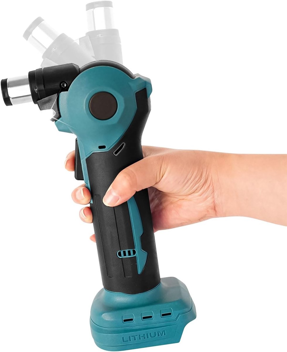 Draadloze Automatische Hamer met 3 Instelbare Niveaus, Magnetische Klem voor Hout en Zachte Metalen, Geschikt voor 18V Accu