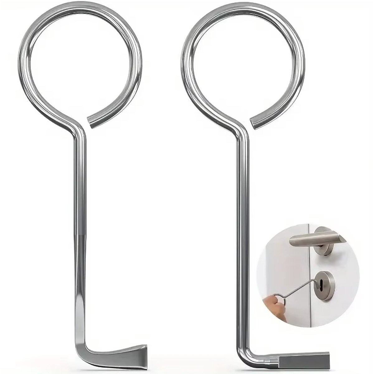 Actie4you® - Lockpick Set - Professionele Lockpick Set voor Buntbart- en Kamersloten – 2 Stuks