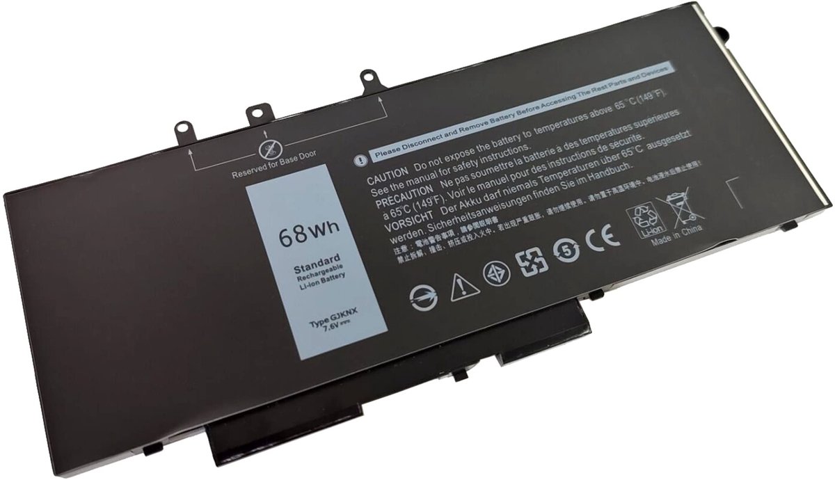 SolidKeus - Laptop Accu voor Dell Latitude 5480 5590 Precision 15