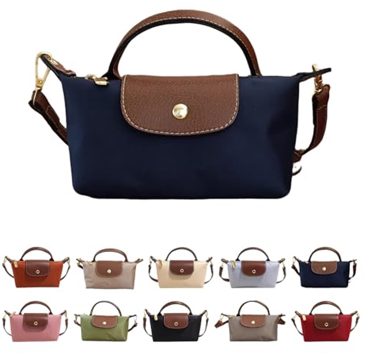 Casalora Mini Crossbody Tas voor Vrouwen - Kleine Schoudertas met Verstelbare Band - Ruim Design met Ritszakken voor Telefoon en Sleutels - Lichtgewicht en Duurzaam PU Leer - Modieuze Kleuren voor Dagelijks Gebruik en Reizen