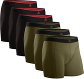 DANISH ENDURANCE Bamboe Boxershorts - Comfortabel Ademend Ondergoed - Heren - 6 paar - XL