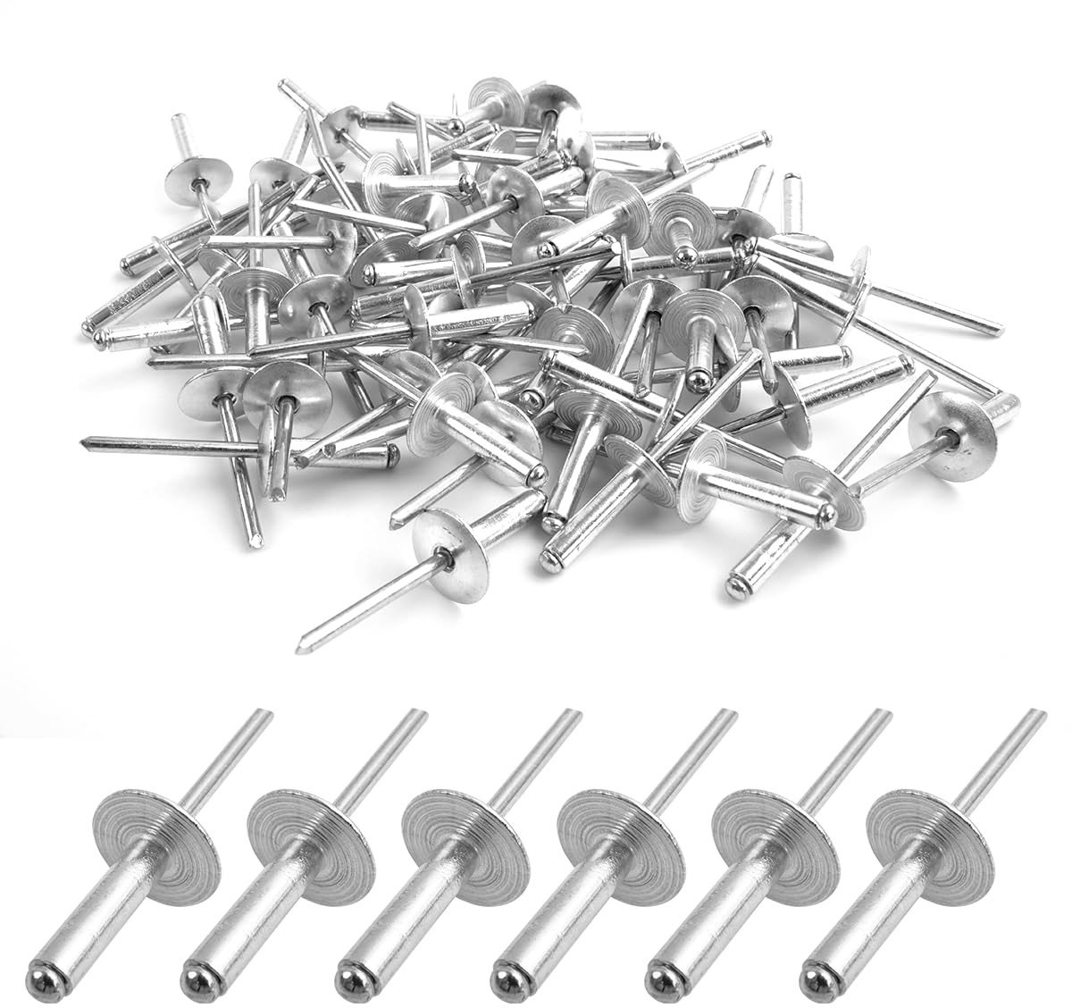 SolidKeus - Set van 60 Aluminium Blind Rivets voor Industrieel Gebruik