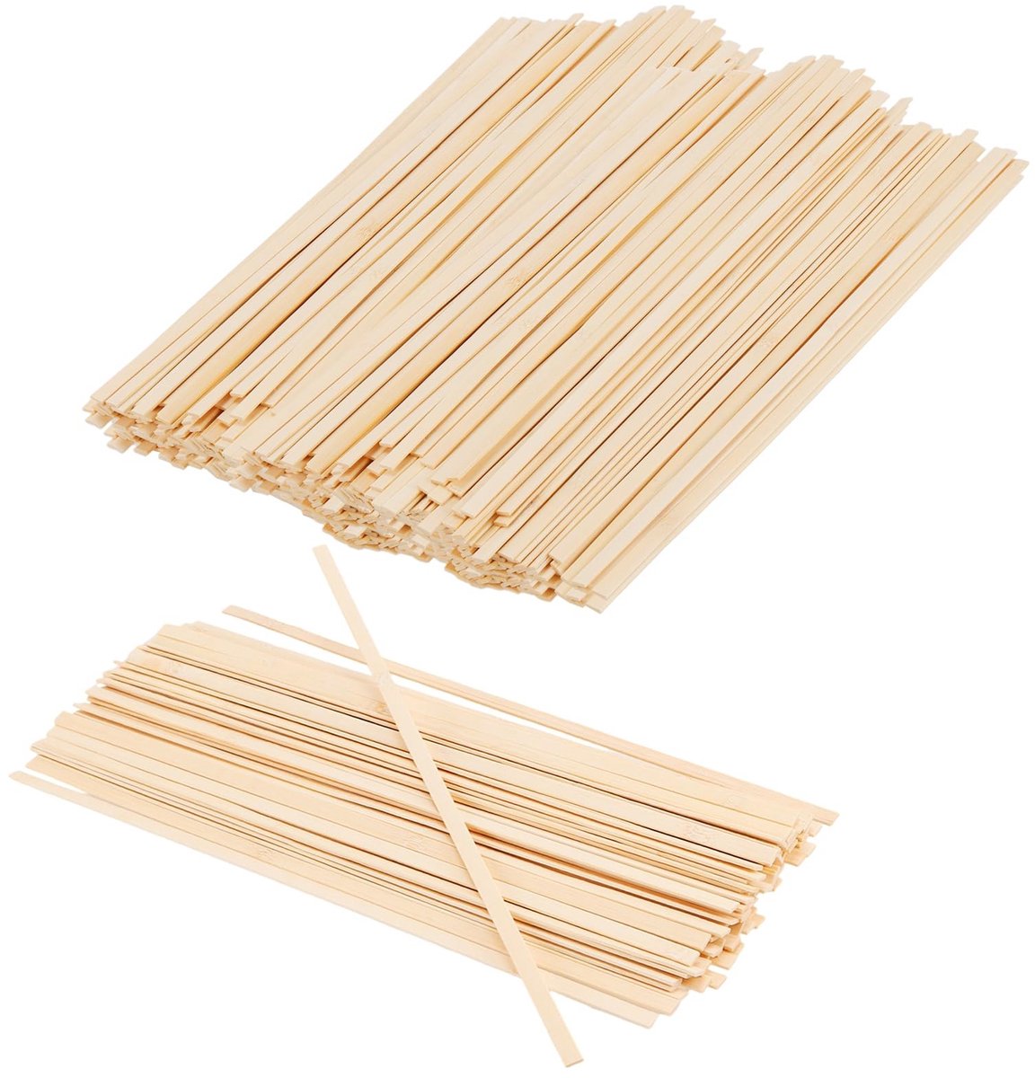 Omgoods - Set van 200 Lange Bamboe Handwerk Sticks