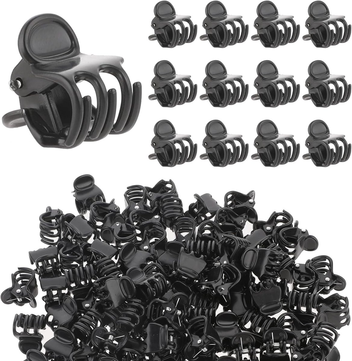 Set van 50 Orchidee Clips, Plastic Plant Clips voor Ondersteuning en Bevestiging van Planten, 1.5 cm, Ideaal voor Bloemen en Tuinieren
