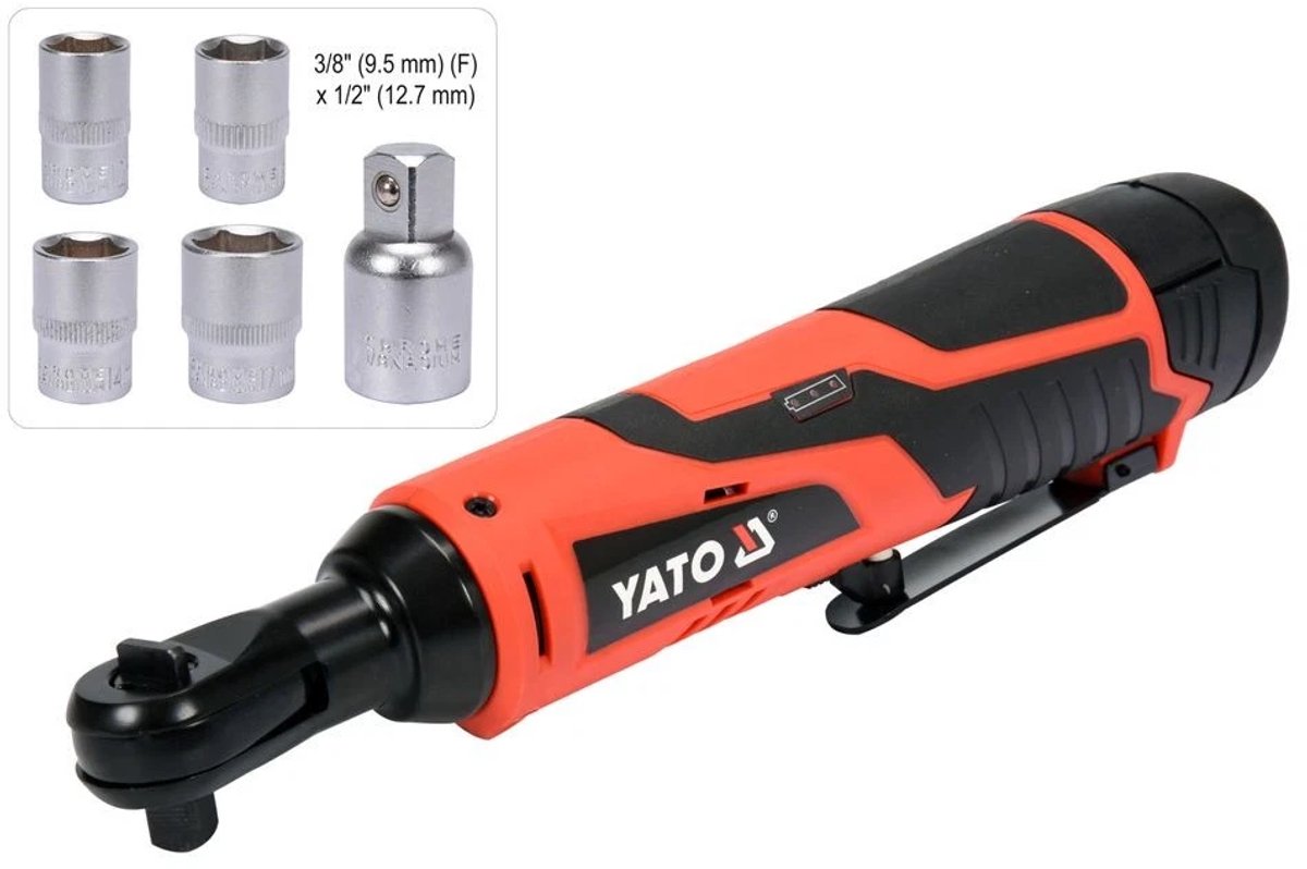 Yato YT-82902 Serie - Accu Slagmoerschroevendraaier - 12V - 45Nm - LED Verlichting