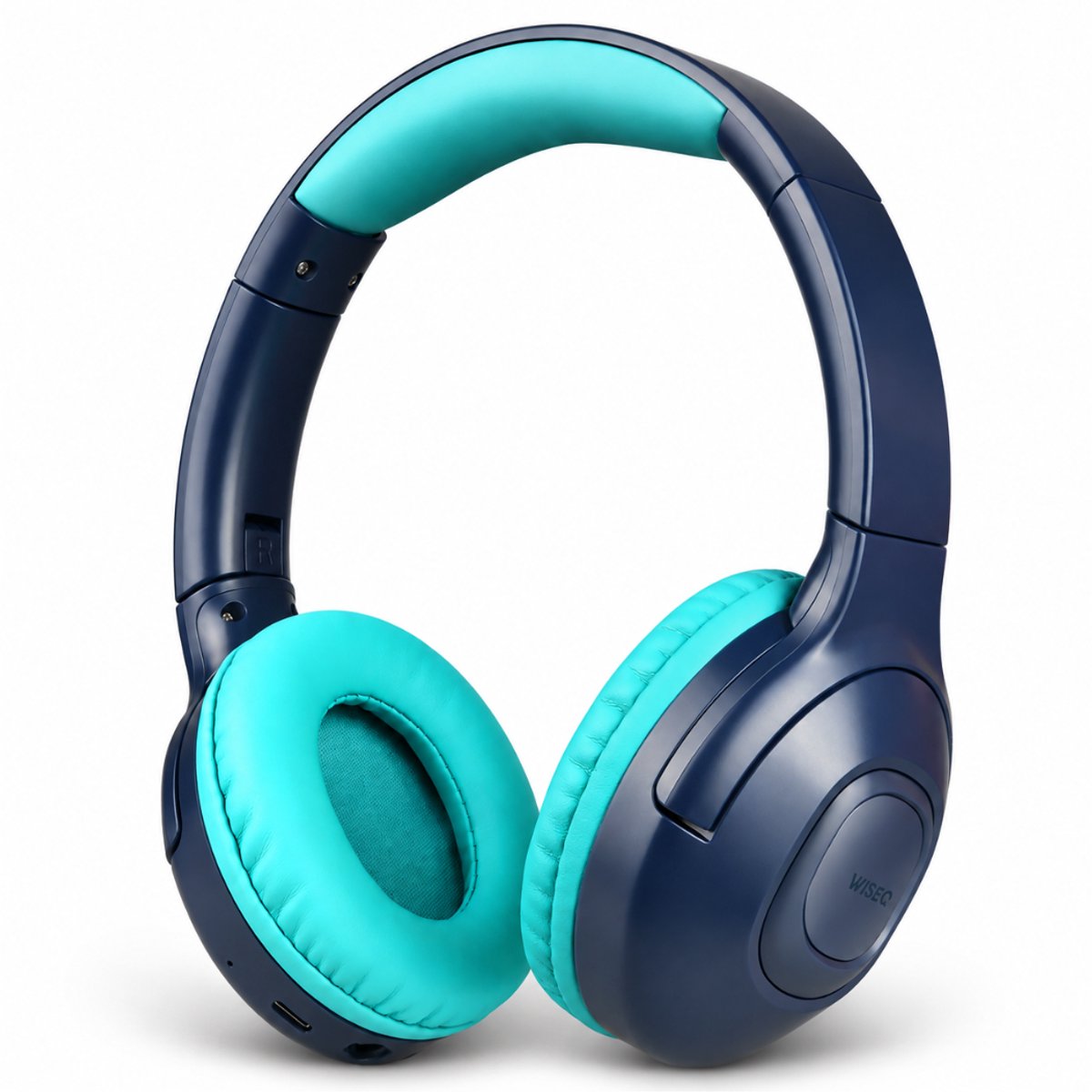 ONBREEKBAAR - Draadloze Koptelefoon Voor Kinderen - 45 uur muziek – Over Ear – Bluetooth 5.0 - Blauw