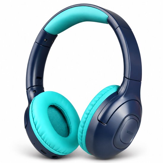 Draadloze Koptelefoon Kinderen Onbreekbaar 45 uur Blauw - Draadloze - €34,95
