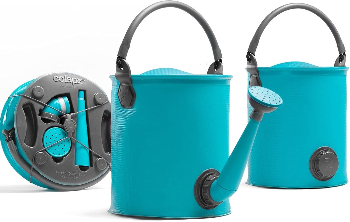 Opvouwbare Gieter - Flexibele Wateremmer - Ruimtebesparende Vouwemmer - Draagbare Tuinaccessoire voor Water geven, Kamperen & Campergebruik - Lichtgewicht en Praktisch