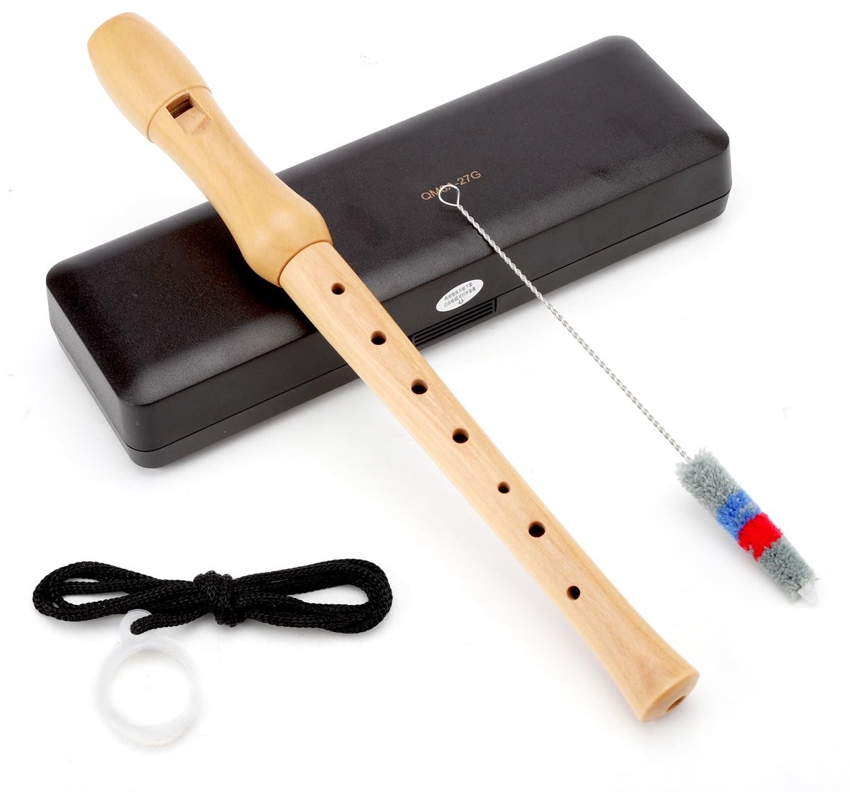 SolidKeus - Houten C Soprano Blokfluit met Opberdoos