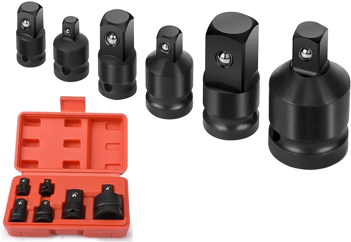 SolidKeus - 6-delige Adapter Set voor Slagschroevendraaier