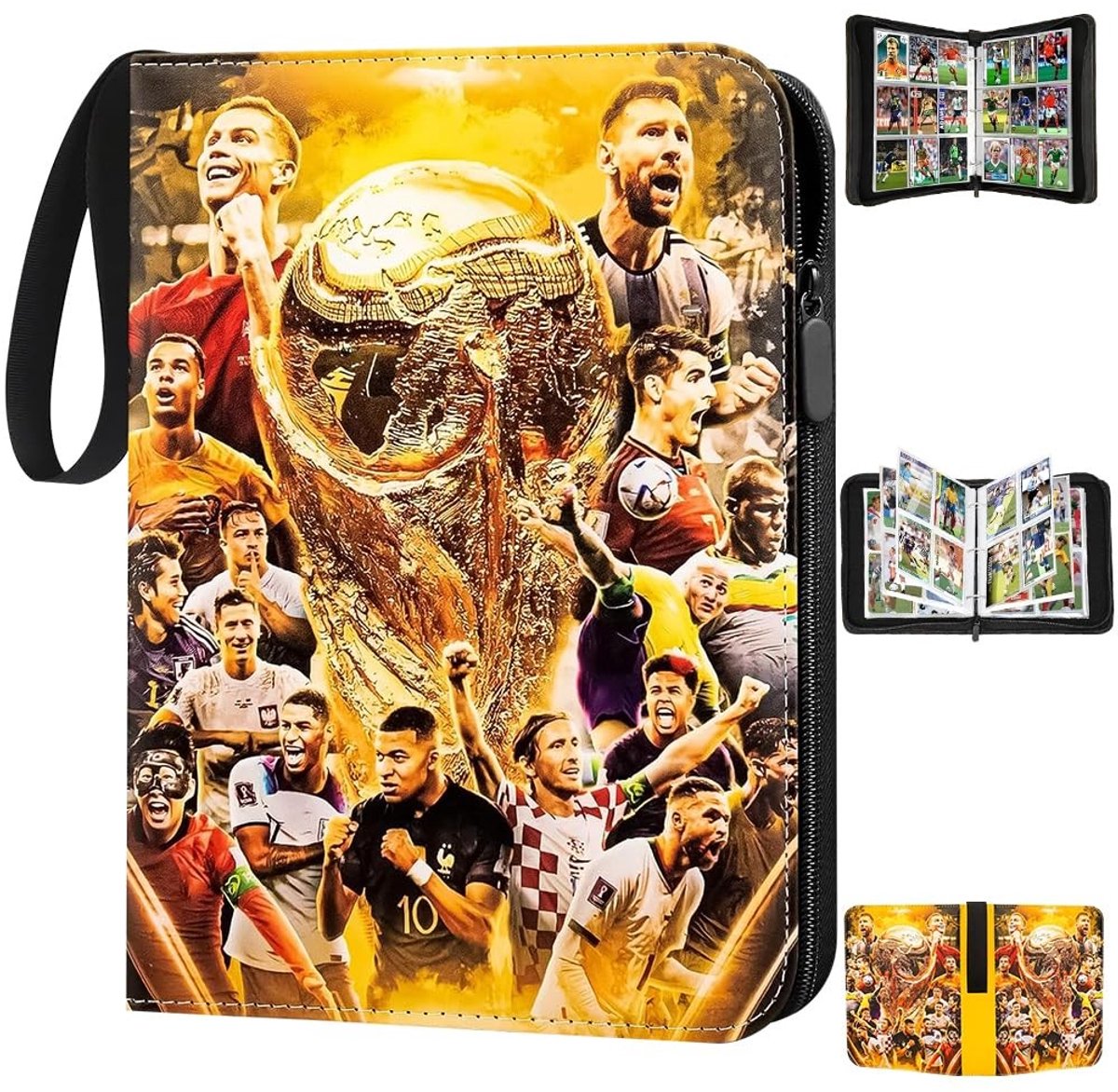 SolidKeus - Voetbalkaarten Verzamelalbum met 400 Pockets, 50 Pagina's