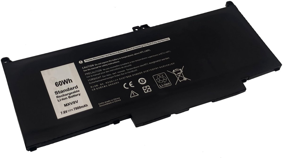 SolidKeus - MXV9V Laptop Accu voor Dell Laptops