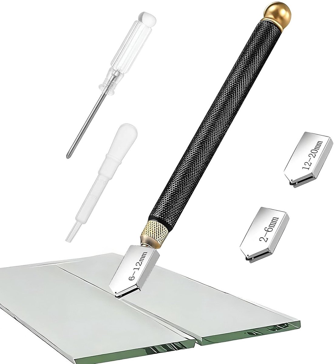 SolidKeus - Set van 5 Glassnijders voor Glas en Tegels