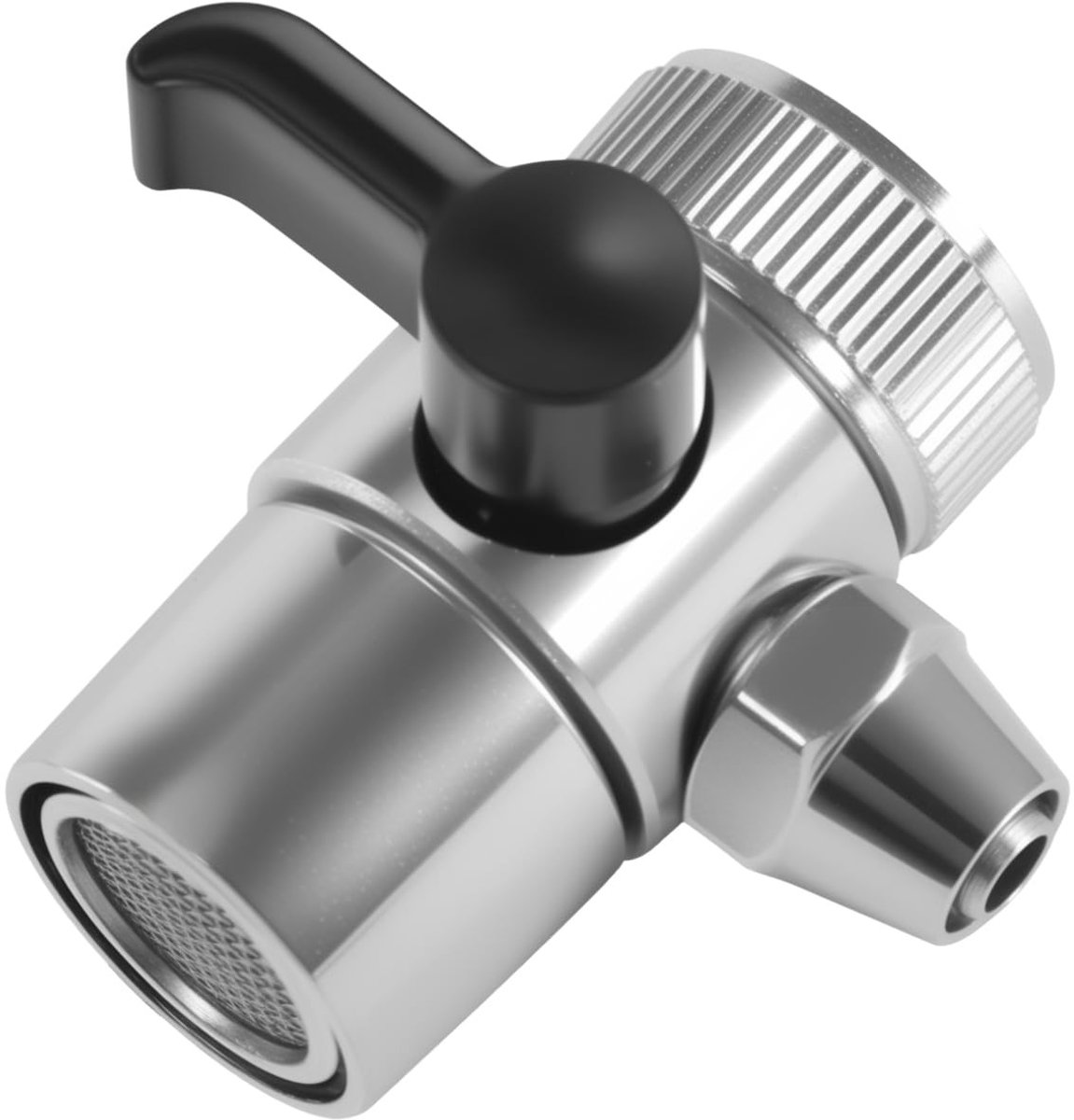SolidKeus - Verchroomde Kraan met Omschakelventiel 5/16 Inch