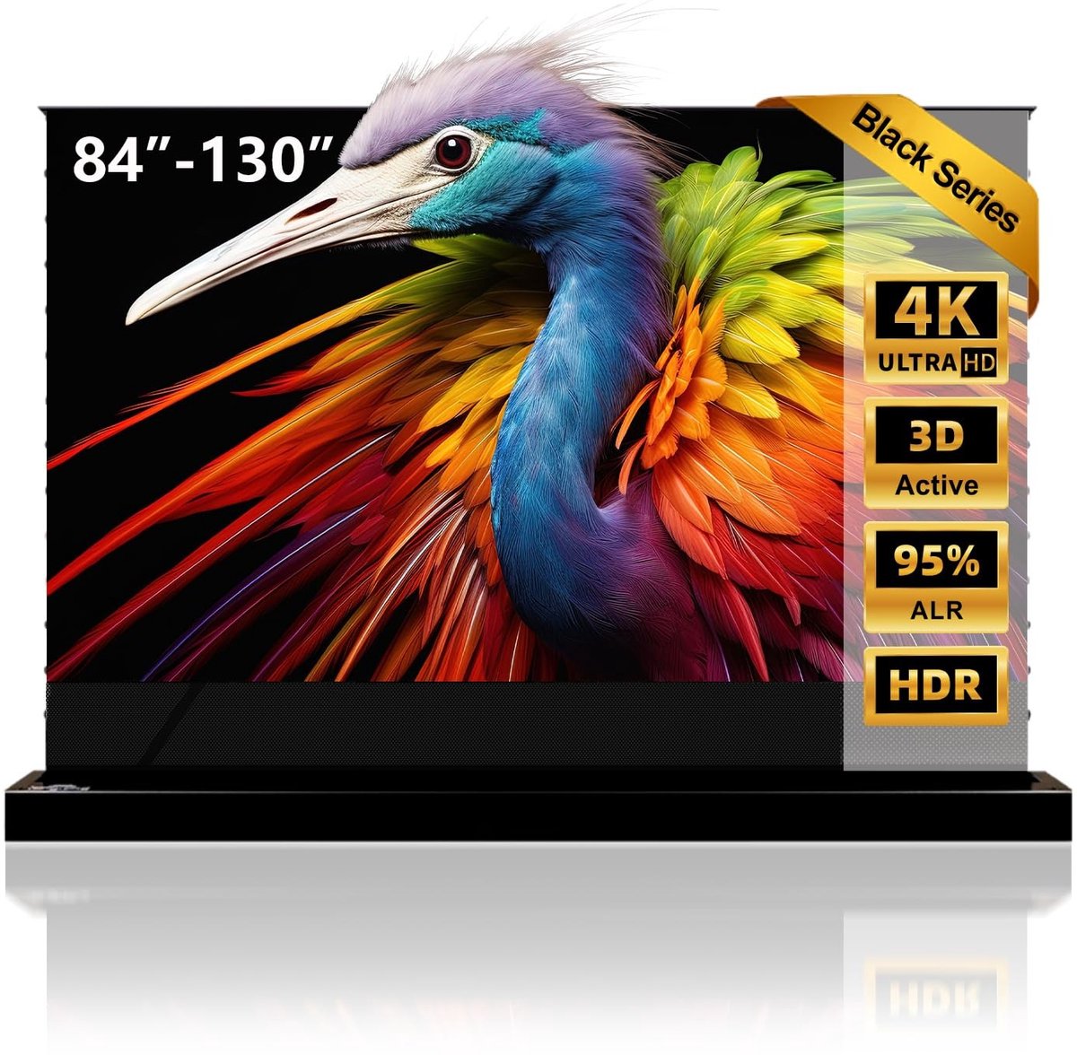 SolidKeus - Motorized Projector Screen van 100 Inch met Afstandsbediening