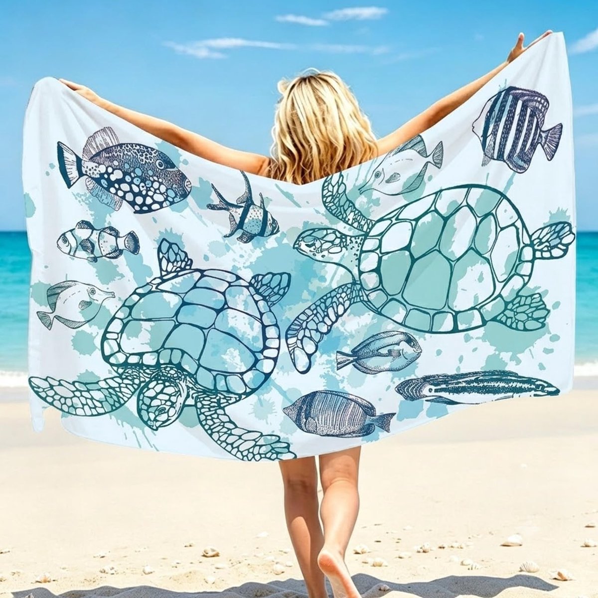 SolidKeus - Dubbelzijdige Pluche Strandhanddoek 160 x 80 cm