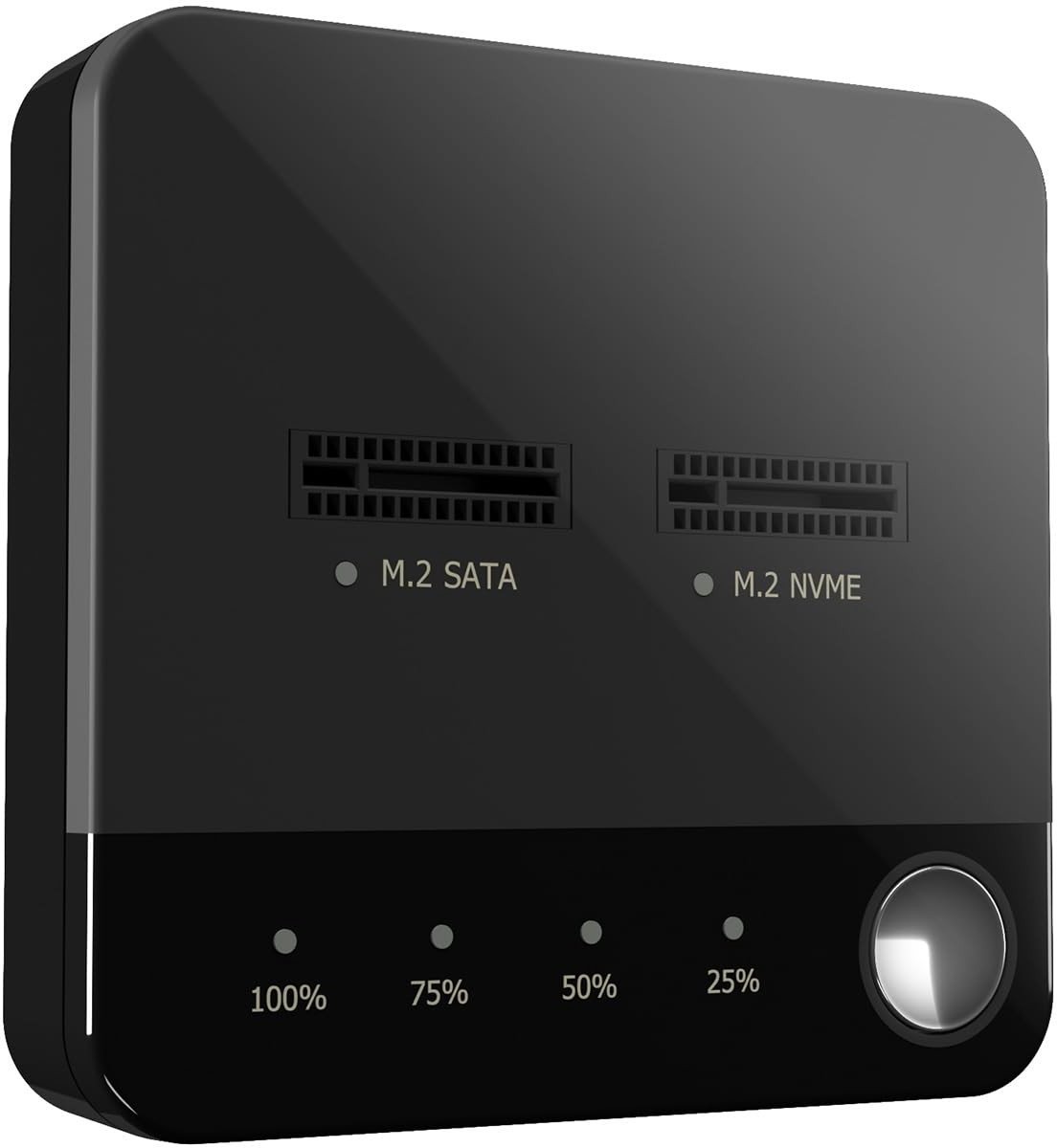 SolidKeus - M.2 NVME/SATA Duplicator en SSD Behuizing met USB C