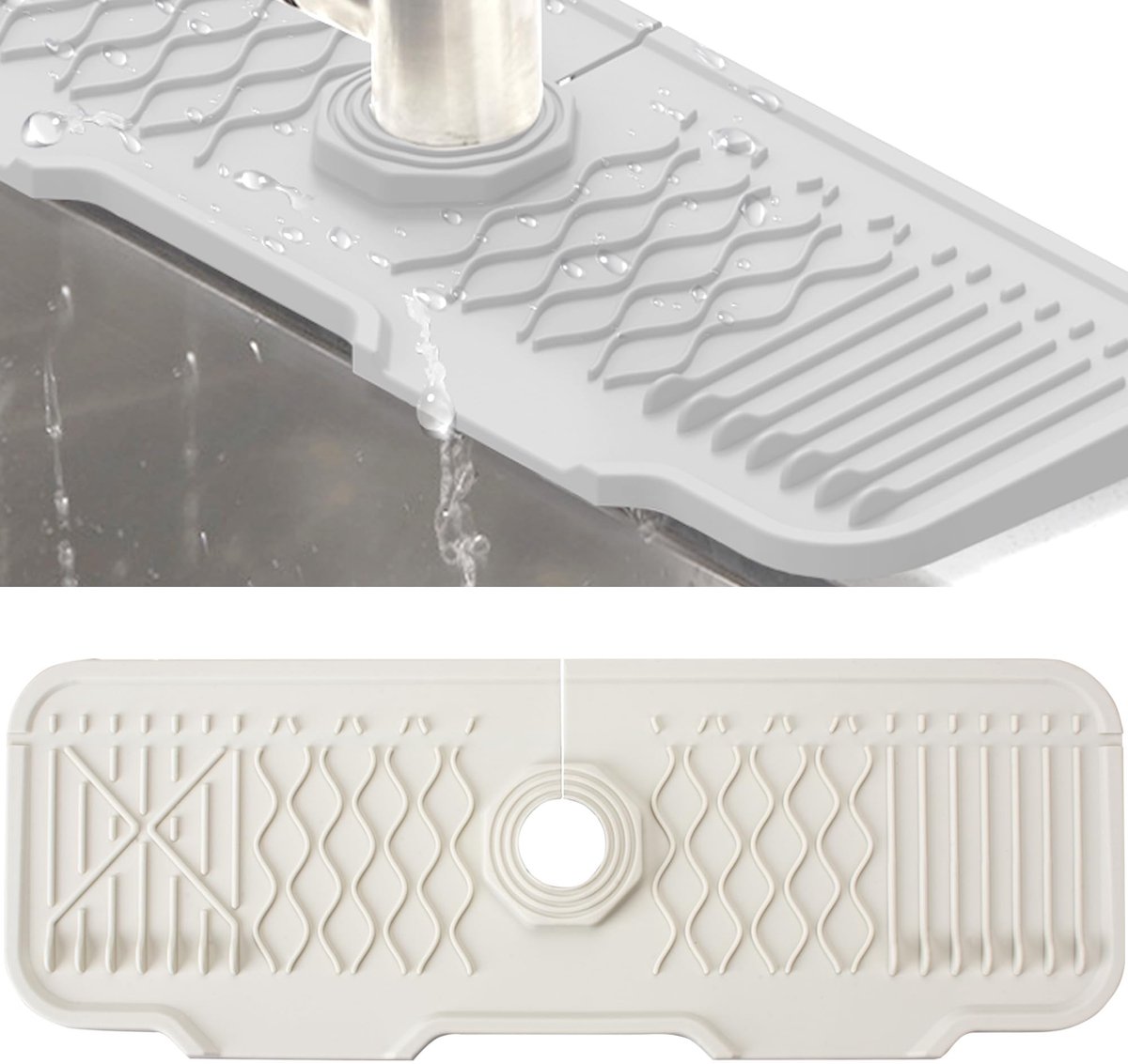 SolidKeus - Siliconen Tapmat voor Waterafvoer in Keuken en Badkamer
