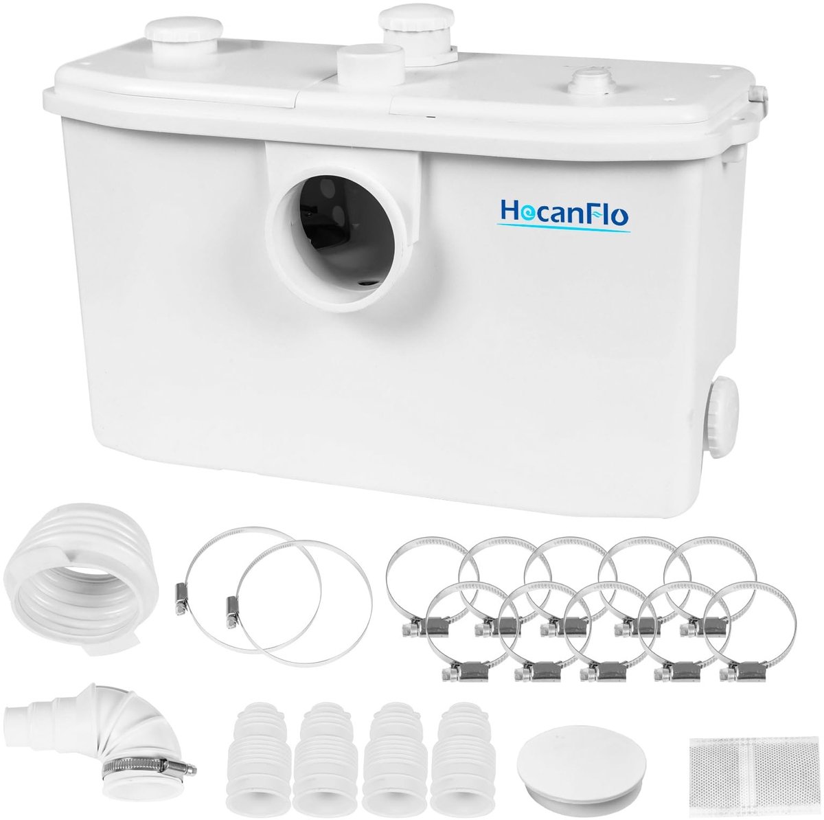 SolidKeus - 750W Afvalwaterpomp voor Keuken en Badkamer met 4 Inlaten