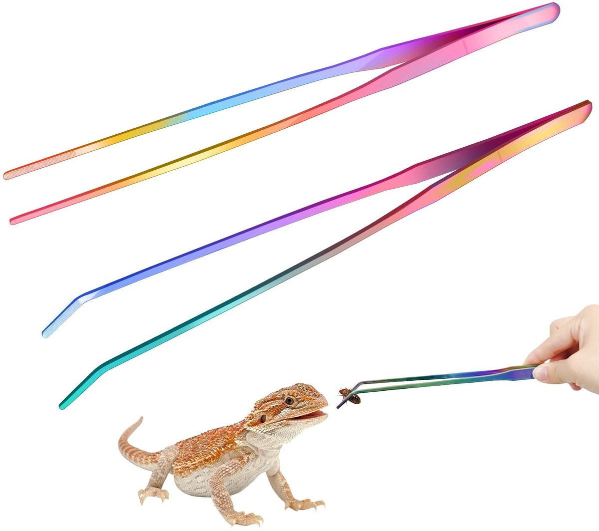 SolidKeus - Set van 2 Aquarium Tweezers voor Precisiewerk