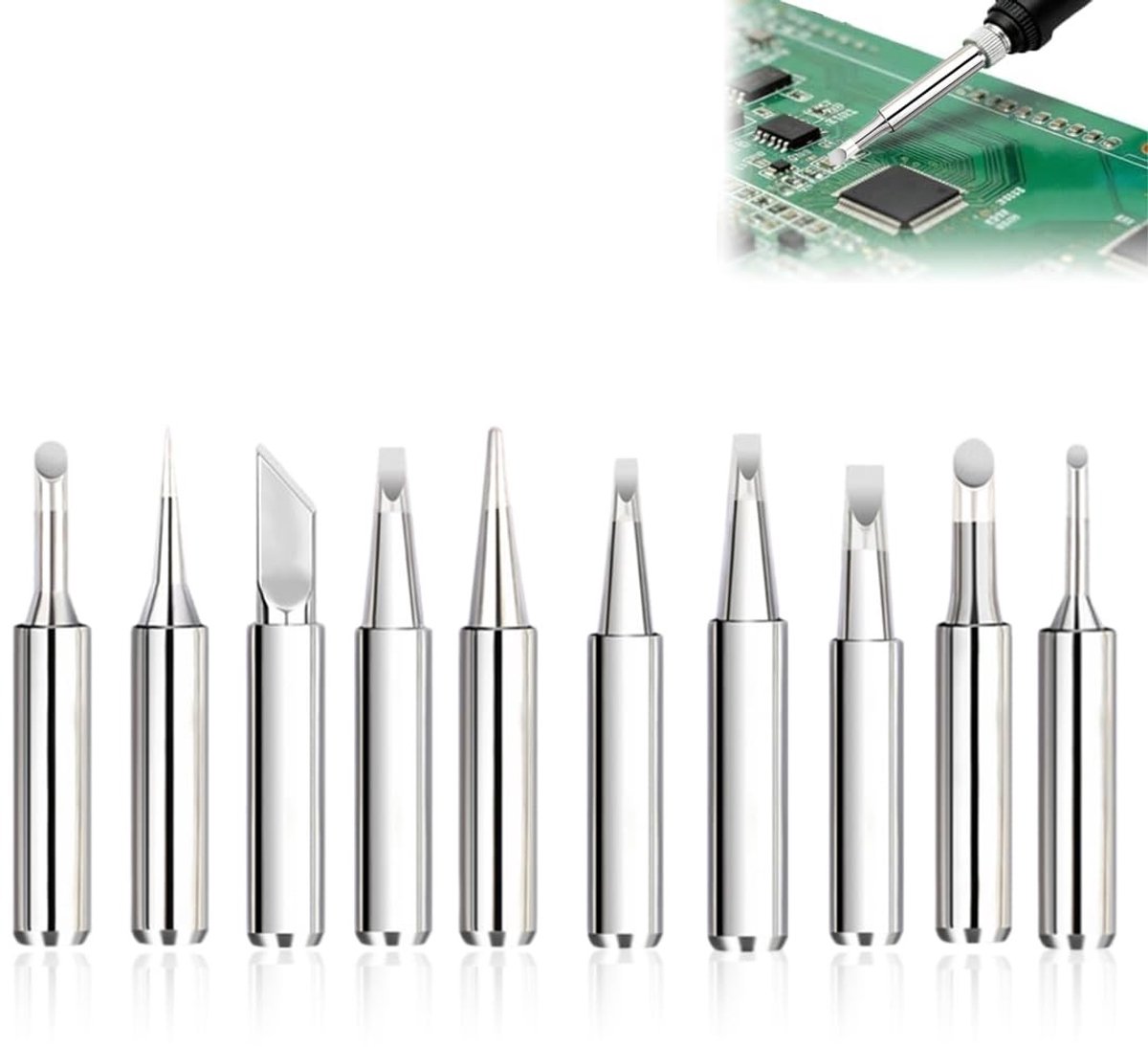 SolidKeus - Set van 10 Soldering Tips 900M Geschikt voor Solderen