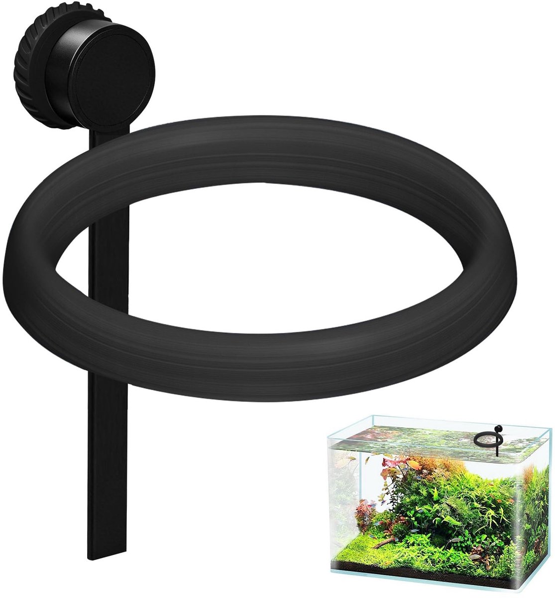 SolidKeus - Magnetische Voerring voor Vissen - Drijvende Voerbak voor Aquariums