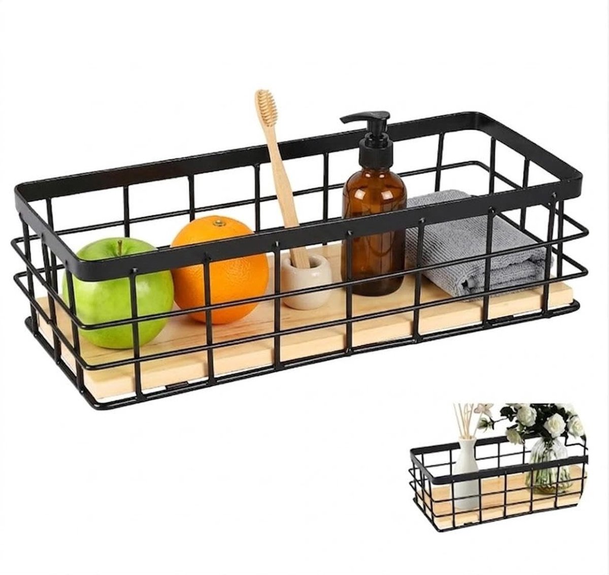 SolidKeus - Wandmand van Metaal voor Badkamer en Keuken