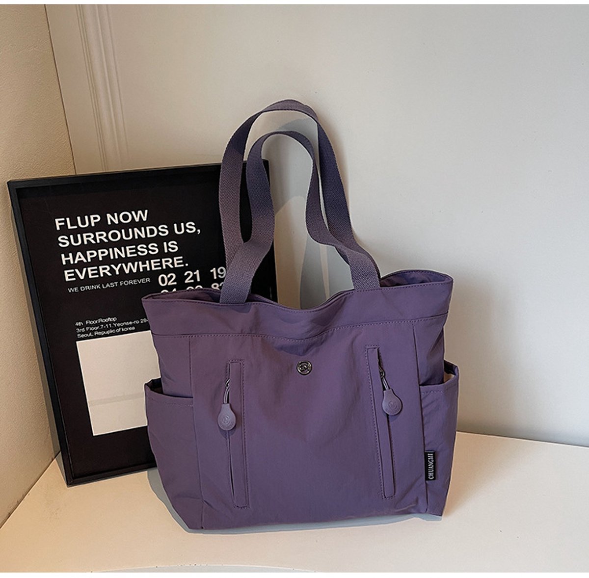 casalora – Nieuwe modieuze casual totebag 2026 – Schoudertas met grote capaciteit – Handtas – Canvas