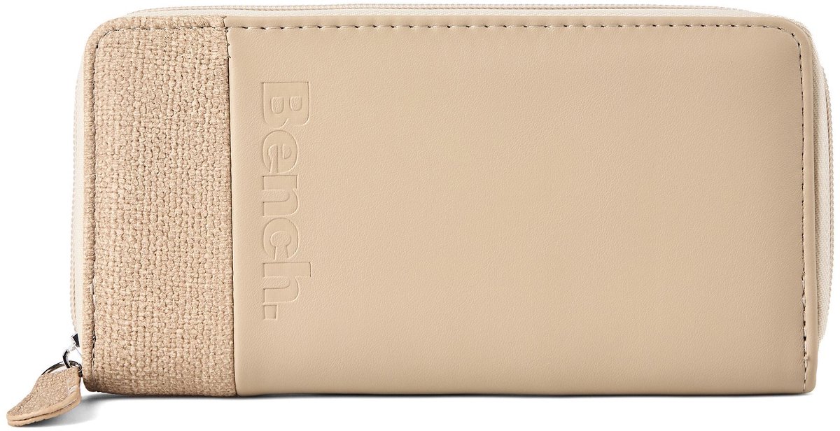 Bench Portemonnee 19 cm - Dames - Horizontaal - beige
