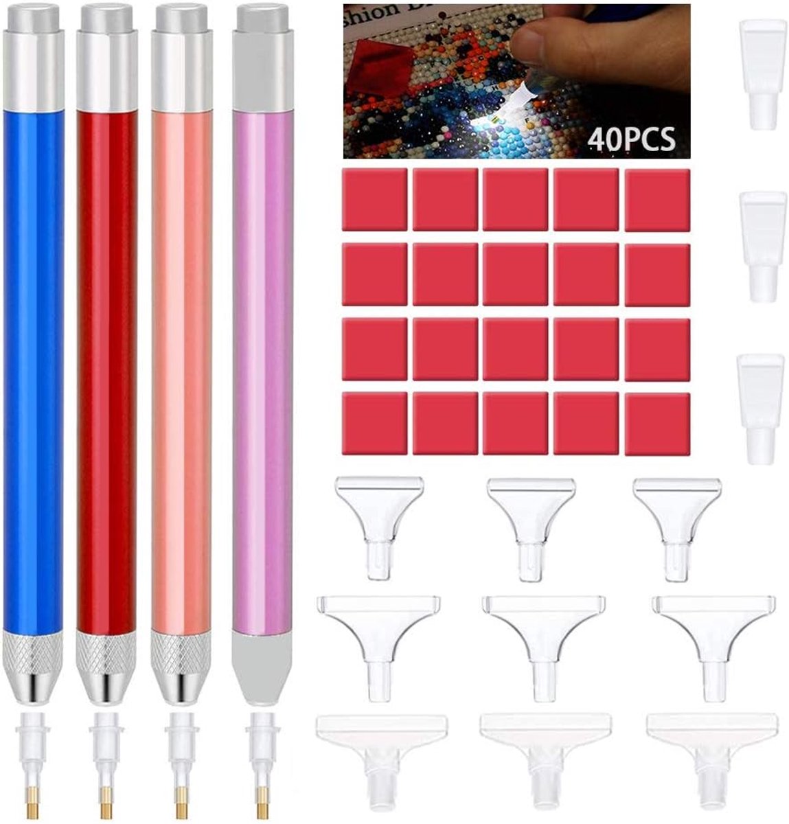 LED Schilderij Pen, Diamond Licht Accessoires Set