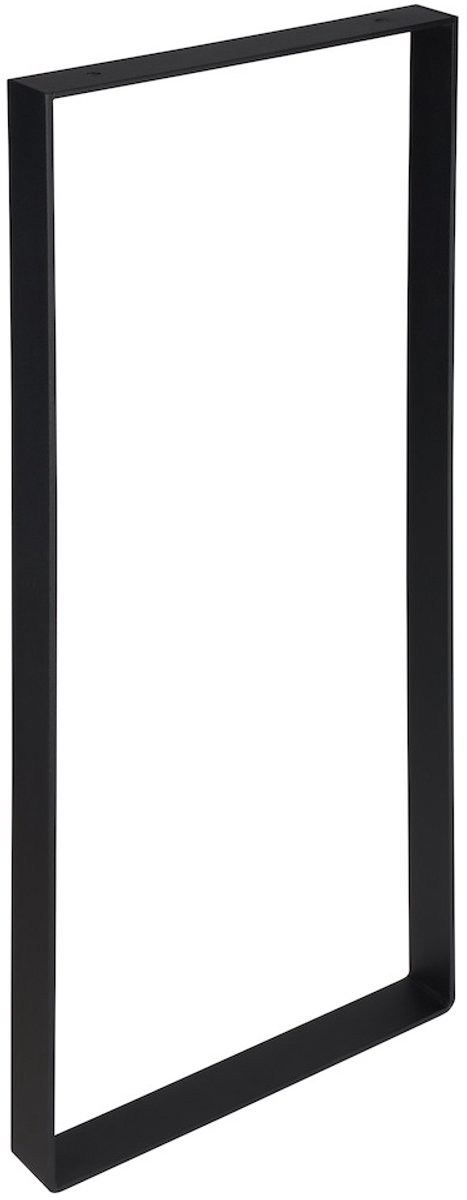 Tafelpoot U|vorm Zwart Staal 38,5x71 cm | Per Stuk