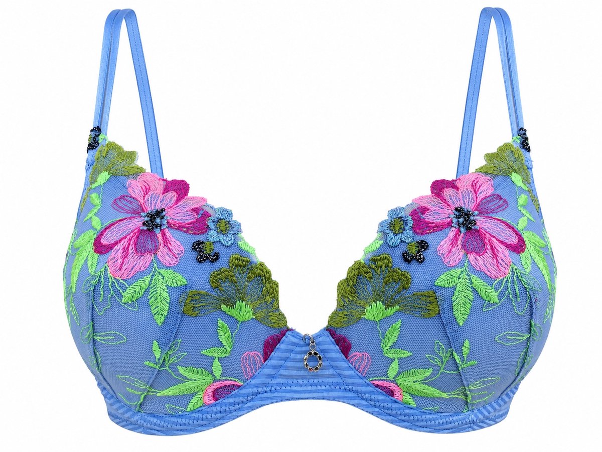 Marie Jo Odilly Voorgevormde Beugel Bh 0102886 Santorini Blue - maat EU 70C / FR 85C