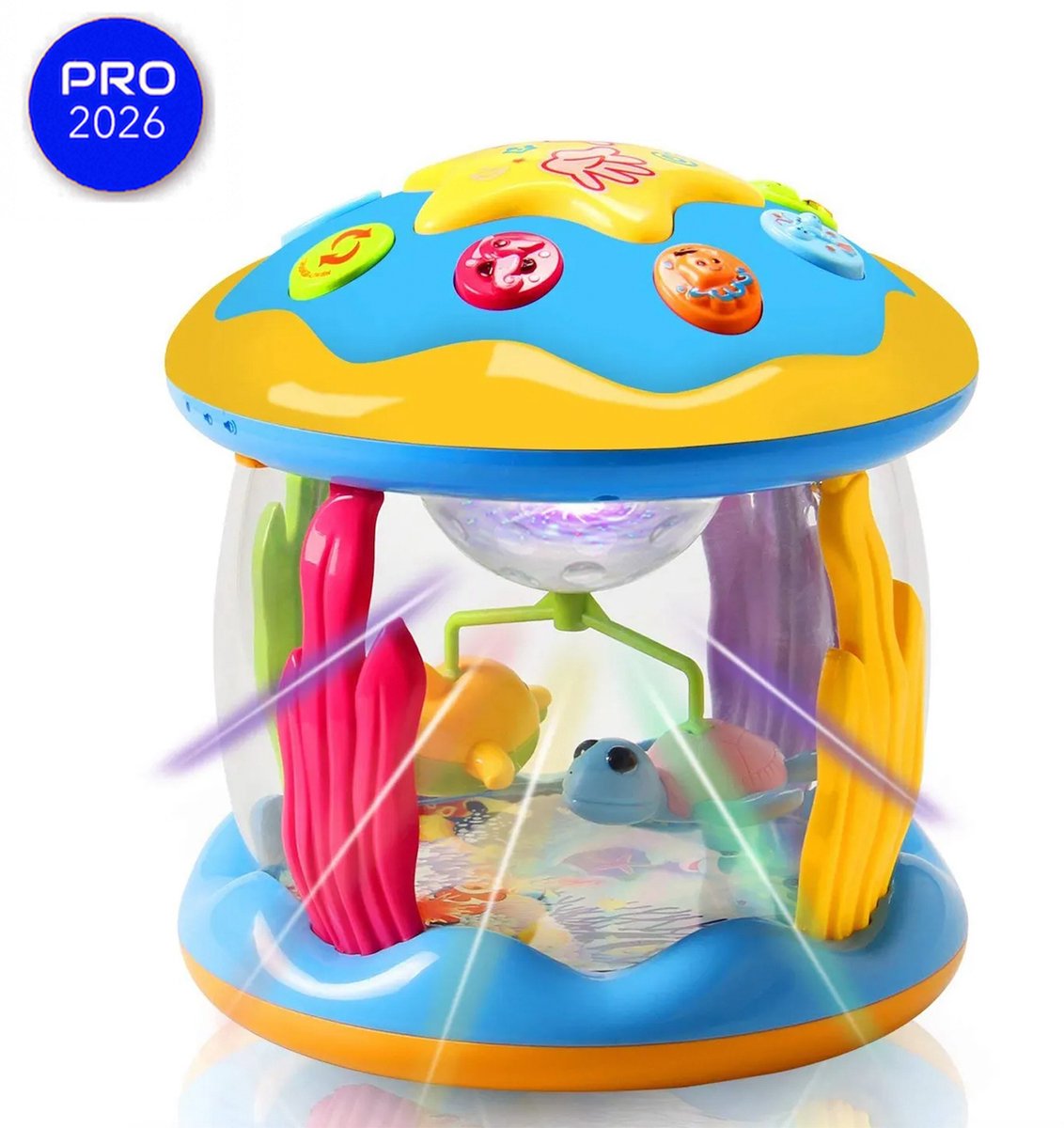 Magie Molen Baby Speelgoed - Ocean Wonder Speelgoed Voor Baby - Montessori Speelgoed - Fijne Motoriek - Educatief Speelgoed - Speelgoed Jongens & Meisjes - Draaimolen Baby
