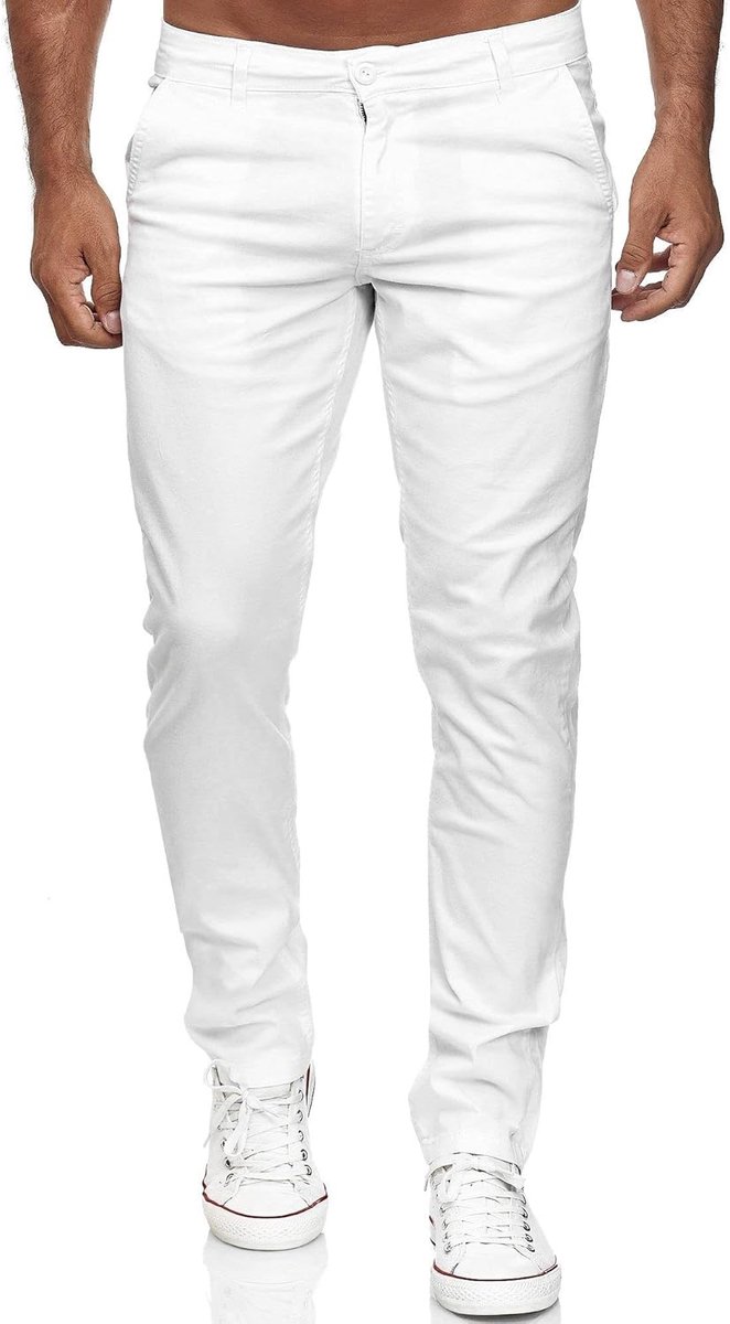 Chino 19530 Herenbroek, slimfit, chinobroek, stoffen broek, herenbroek, stretch