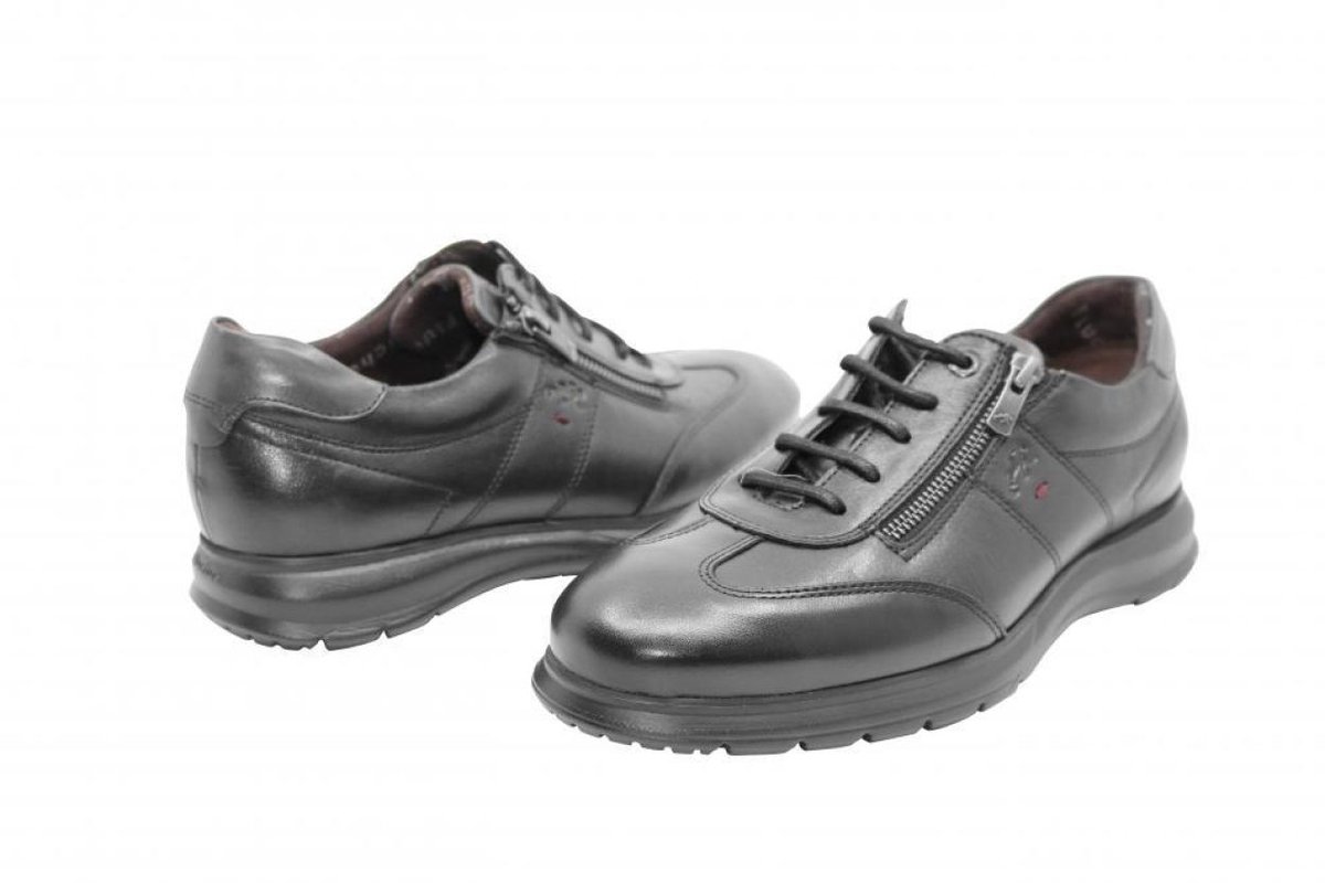 Fluchos Veterschoenen - Fluchos soft Black grafito veterschoenen