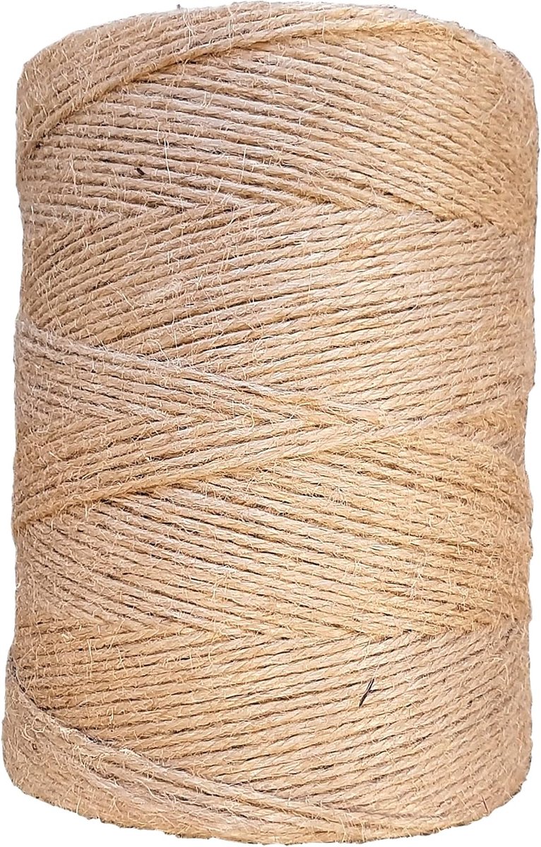 Koord. Decoratief koord. Jute koord. Jute koord voor doe-het-zelf kunstnijverheid tuinkoord decoratie. Tuin koord knutselkoord decoratie. Koord voor doe-het-zelf kunstnijverheid tuinieren. (2 mm