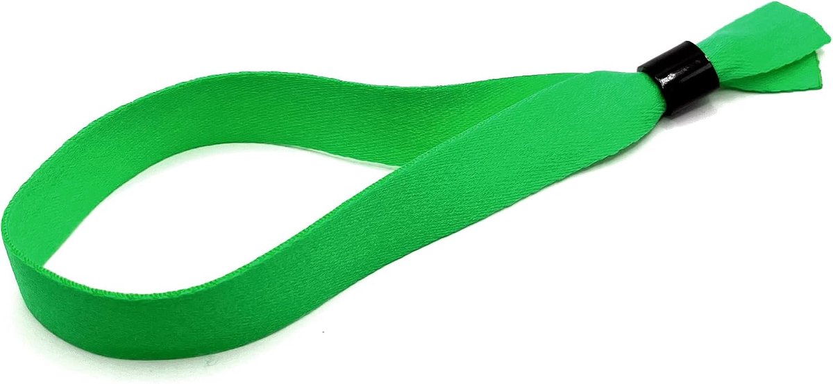 50 stuks stoffen armbanden, ID-armbanden voor evenementen (groen)