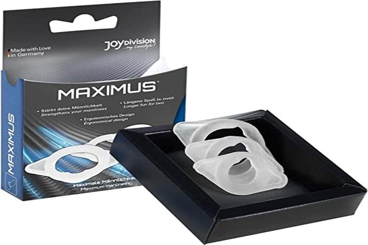 Joydivision Maximus Potenzringe, 3er Set (XS, S & M)