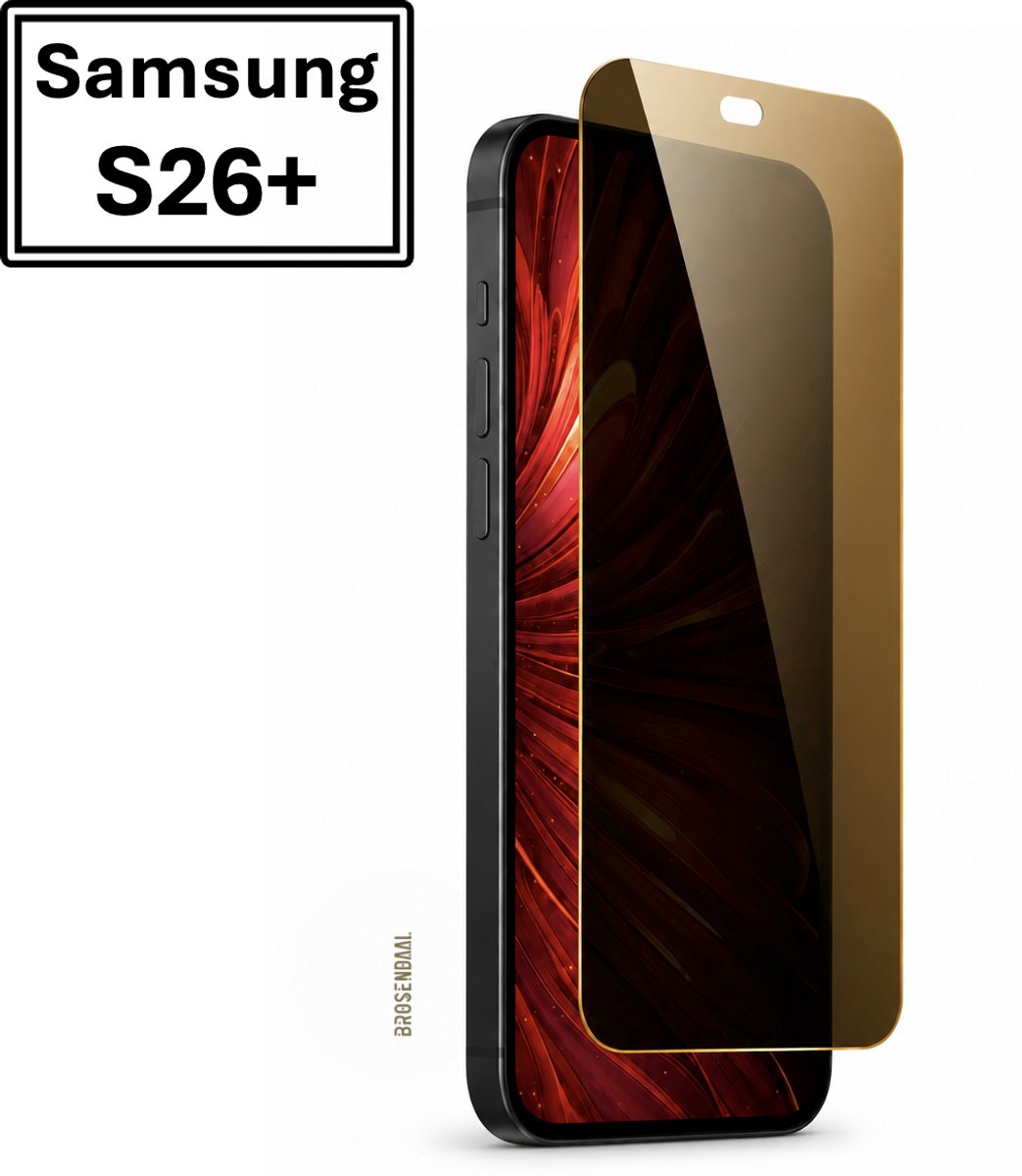 Brosendaal Privacy Screenprotector geschikt voor Samsung Galaxy S26 Plus – HD Privacy Glass – Kras- en Valbestendig