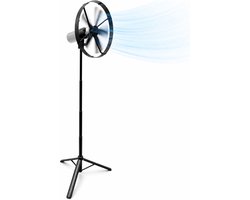 Caliber Draadloze ventilator met Standaard - Kantelbaar en Draaibaar - Fluisterstil en krachtig - 2 Standen - Inclusief LED Lamp - Accu niet meegeleverd - Werkt met PowerSnap Accu Platform (CPS-FAN)