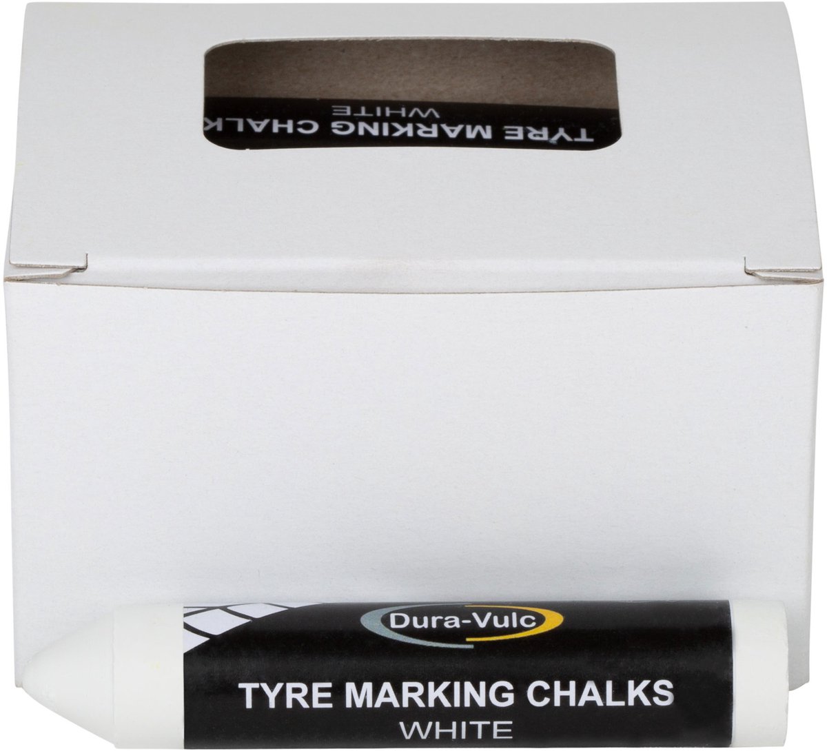 Dura-Vulc bandenkrijt wit 17,5 mm, 12 stuks