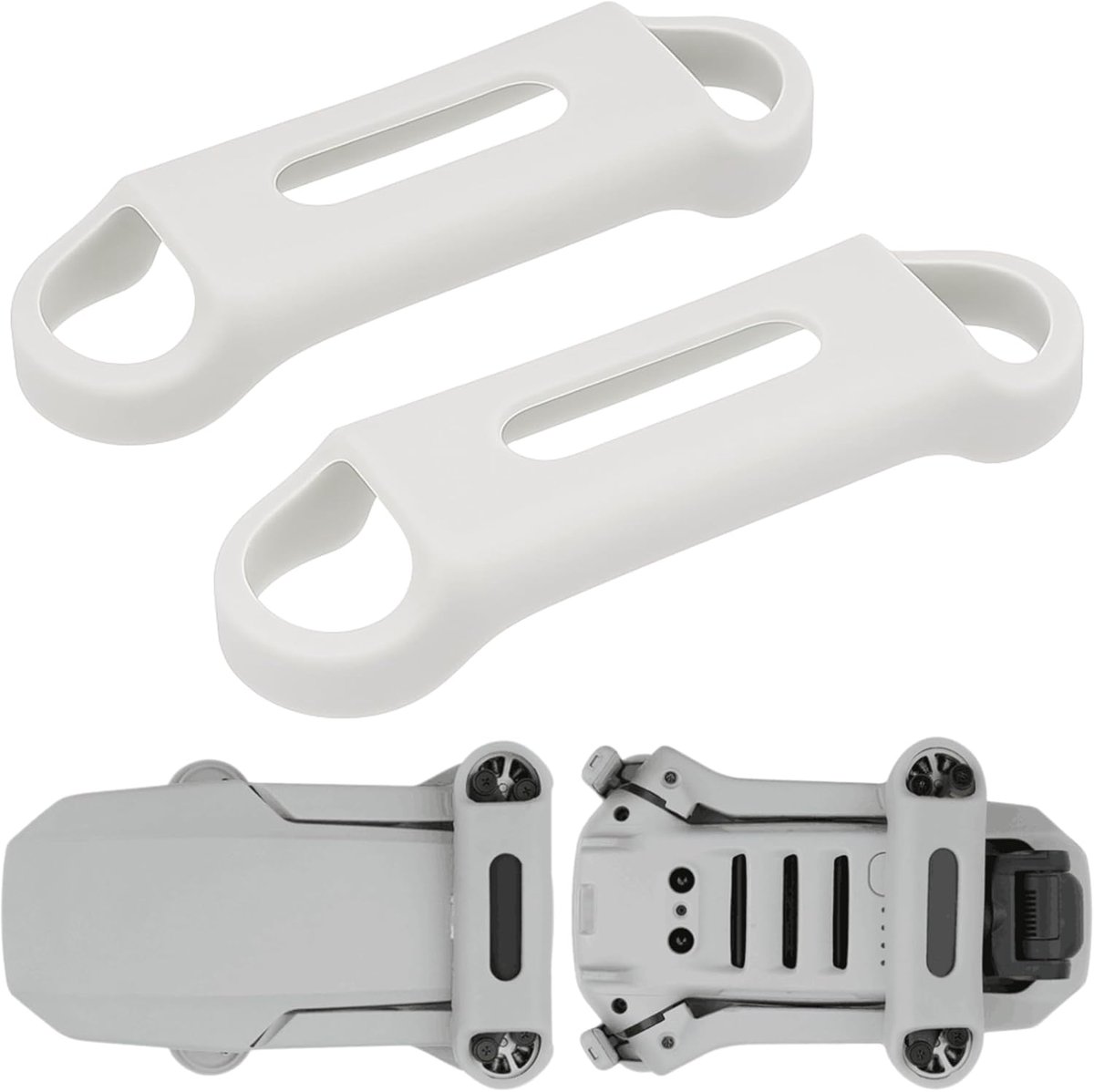Beschermhoes, geschikt voor drone DJI MAVIC MINI en MINI 2, gemaakt van zacht siliconen, propeller bescherming tijdens transport, propeller houder voor DJI Mavic Mini 2 rotorbladen