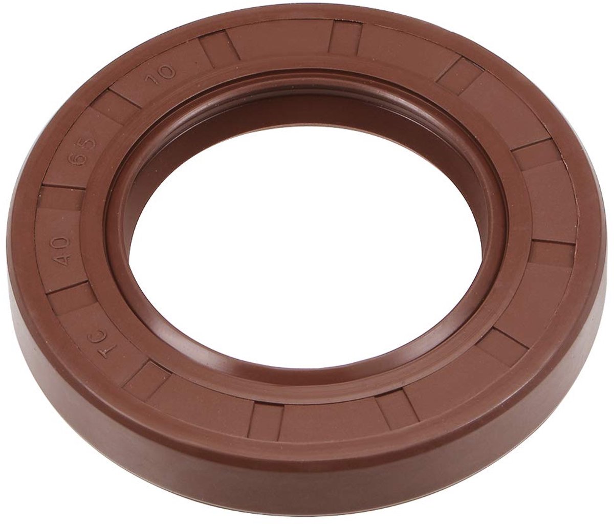 Sourcing map Olieafdichting, 40 mm, binnendiameter, fluorrubber, dubbele lipafdichtingen, 40 mm x 65 mm x 10 mm