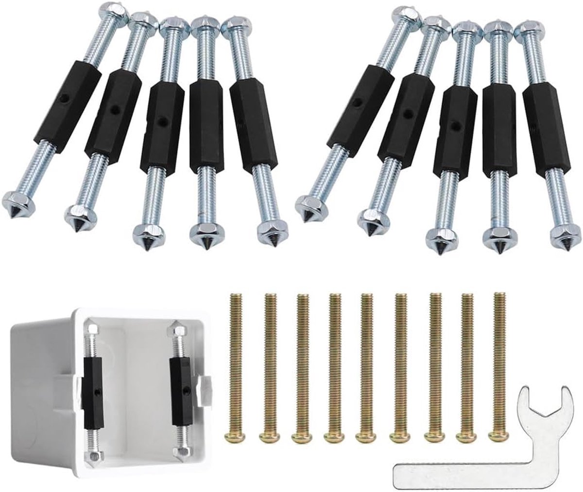 Reparatie van cassettes, 10 sets van 118 type, reparatiedoos voor elektrische stopcontacten, schakelaar en stabilisatiegereedschap, reparatie van elektrische accessoires