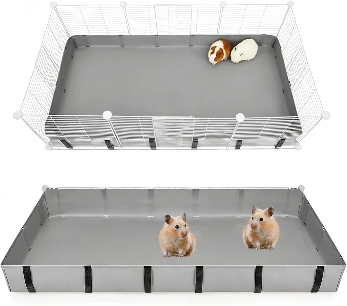 Onderlegger voor caviakooi, Oxford-stof, Pipipads, geschikt voor cavia's, hamsters en konijnen