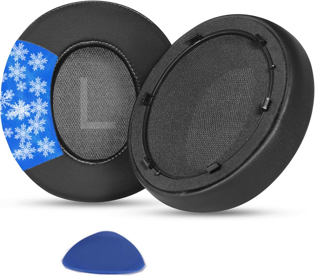 Oorkussens Oorkussens Vervanging Compatibel met Anker Soundcore Space Q45 Hoofdtelefoon Oorkussens met ijs Zijde Stof Toegevoegde Dikte (niet geschikt voor S1 Q10 Q20 Q30 Q35)
