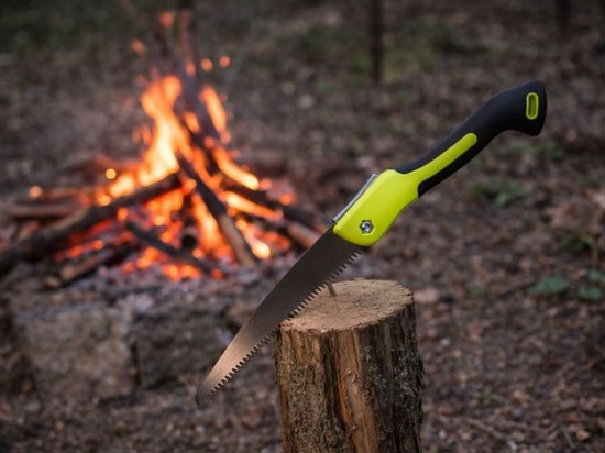 MOZY® - Inklapbare Takkenzaag - Groen - 18 cm Zaagblad - Antislip - Tuin Handzaag - Inklapbaar - Opvouwbaar - Snoeizaag - Boomzaag - Houtzaag - Handzaag - Tuinieren - Survival Gereedschap van MOZY — afbeelding 3
