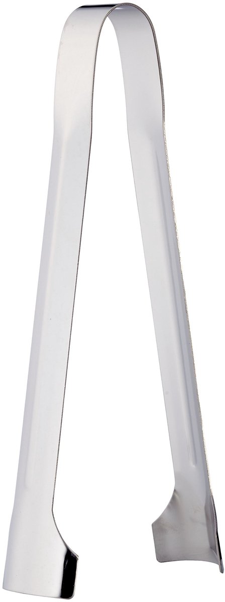 Teelichtgrijper van roestvrij staal in zilver, 20,7 x 5 x 3,5 cm